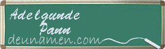 Adelgunde Pann Visitenkarte